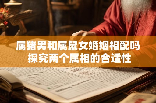 属猪男和属鼠女婚姻相配吗 探究两个属相的合适性