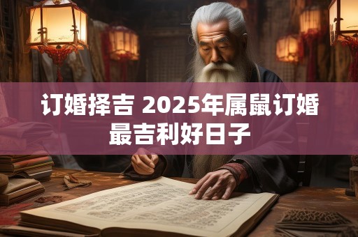 订婚择吉 2025年属鼠订婚最吉利好日子