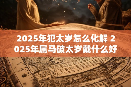 2025年犯太岁怎么化解 2025年属马破太岁戴什么好