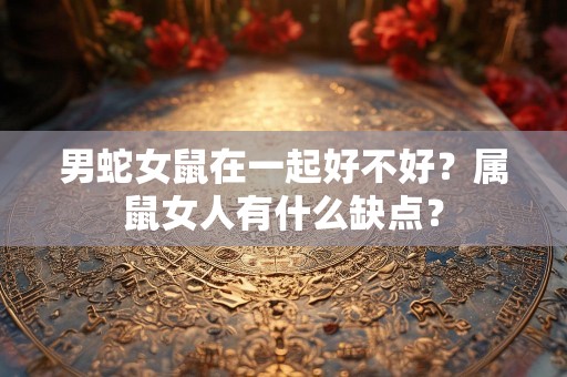男蛇女鼠在一起好不好？属鼠女人有什么缺点？