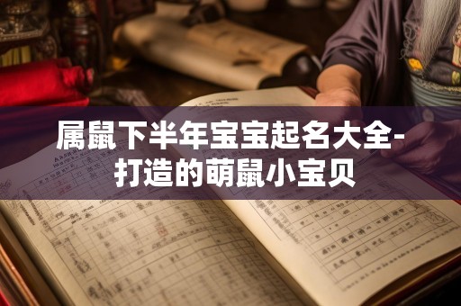 属鼠下半年宝宝起名大全- 打造的萌鼠小宝贝