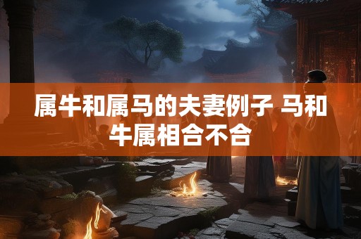 属牛和属马的夫妻例子 马和牛属相合不合