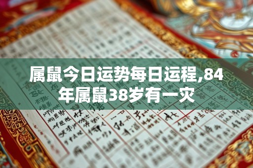 属鼠今日运势每日运程,84年属鼠38岁有一灾