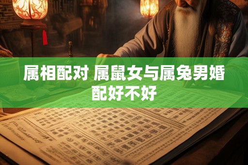 属相配对 属鼠女与属兔男婚配好不好