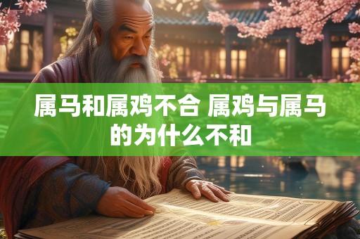 属马和属鸡不合 属鸡与属马的为什么不和