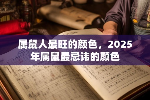 属鼠人最旺的颜色，2025年属鼠最忌讳的颜色