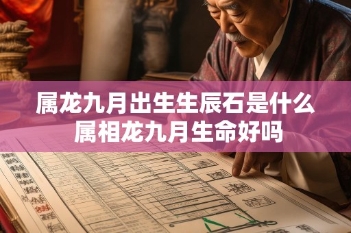属龙九月出生生辰石是什么 属相龙九月生命好吗