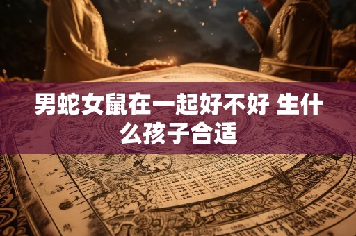 男蛇女鼠在一起好不好 生什么孩子合适