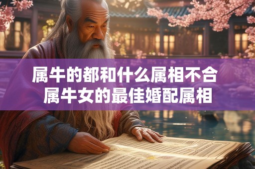 属牛的都和什么属相不合 属牛女的最佳婚配属相