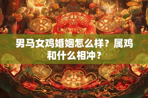 男马女鸡婚姻怎么样？属鸡和什么相冲？