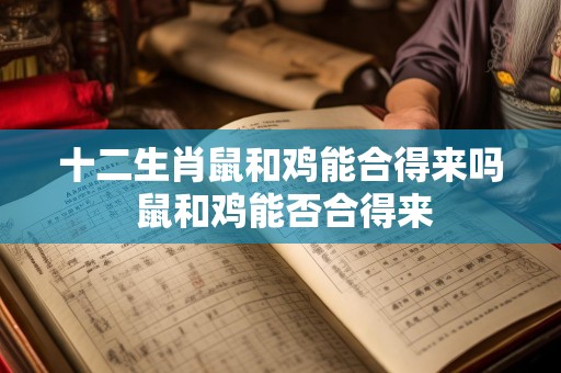 十二生肖鼠和鸡能合得来吗 鼠和鸡能否合得来
