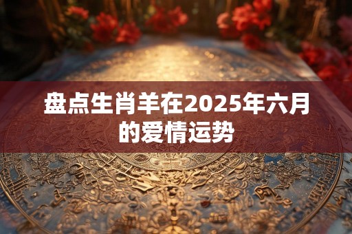 盘点生肖羊在2025年六月的爱情运势