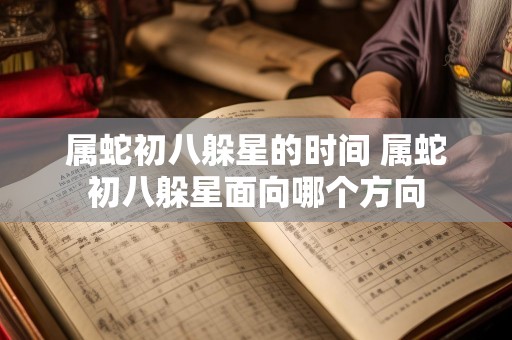 属蛇初八躲星的时间 属蛇初八躲星面向哪个方向