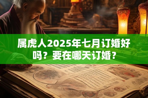 属虎人2025年七月订婚好吗？要在哪天订婚？