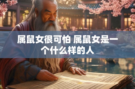 属鼠女很可怕 属鼠女是一个什么样的人