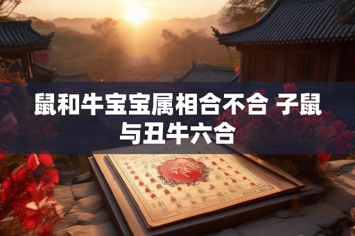 鼠和牛宝宝属相合不合 子鼠与丑牛六合