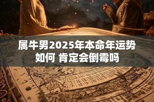 属牛男2025年本命年运势如何 肯定会倒霉吗