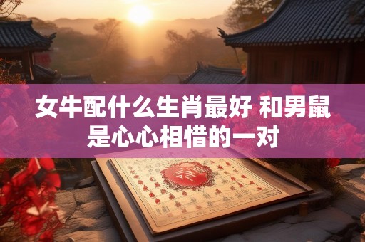 女牛配什么生肖最好 和男鼠是心心相惜的一对