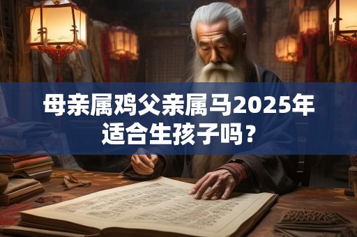母亲属鸡父亲属马2025年适合生孩子吗？