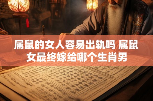 属鼠的女人容易出轨吗 属鼠女最终嫁给哪个生肖男