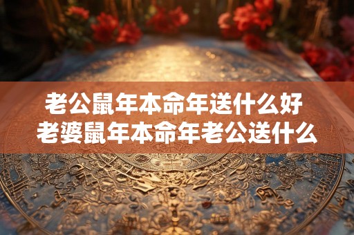 老公鼠年本命年送什么好 老婆鼠年本命年老公送什么