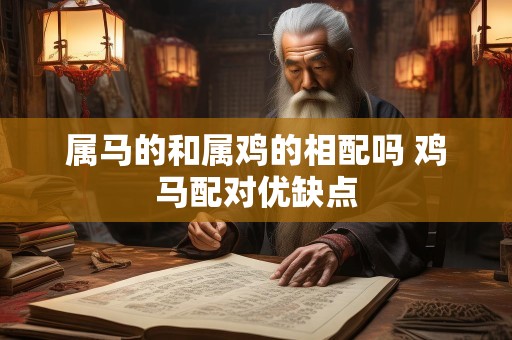 属马的和属鸡的相配吗 鸡马配对优缺点