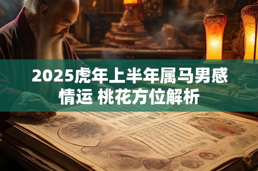 2025虎年上半年属马男感情运 桃花方位解析