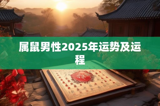 属鼠男性2025年运势及运程
