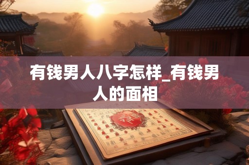 有钱男人八字怎样_有钱男人的面相