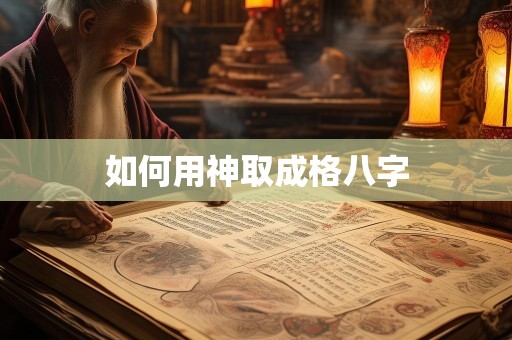如何用神取成格八字
