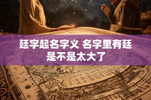 廷字起名字义 名字里有廷是不是太大了
