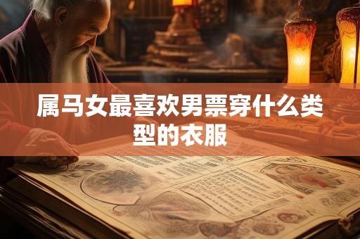 属马女最喜欢男票穿什么类型的衣服