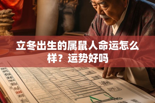 立冬出生的属鼠人命运怎么样？运势好吗