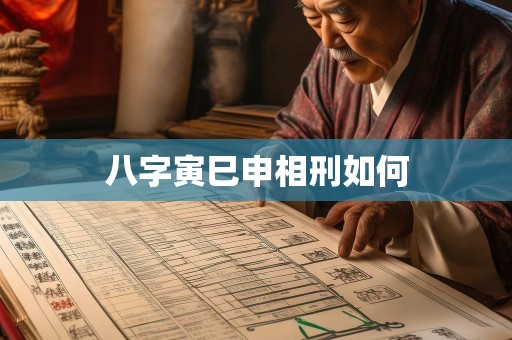 八字寅巳申相刑如何
