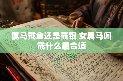 属马戴金还是戴银 女属马佩戴什么最合适