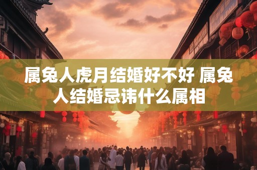 属兔人虎月结婚好不好 属兔人结婚忌讳什么属相