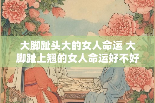 大脚趾头大的女人命运 大脚趾上翘的女人命运好不好