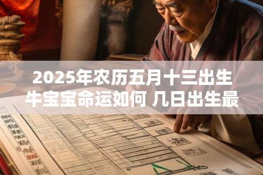 2025年农历五月十三出生牛宝宝命运如何 几日出生最好