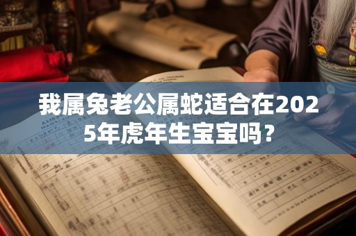 我属兔老公属蛇适合在2025年虎年生宝宝吗？