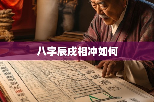 八字辰戌相冲如何