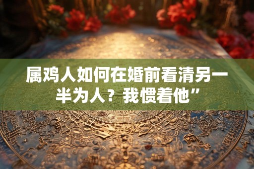 属鸡人如何在婚前看清另一半为人？我惯着他”
