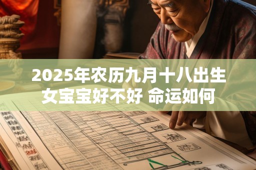 2025年农历九月十八出生女宝宝好不好 命运如何