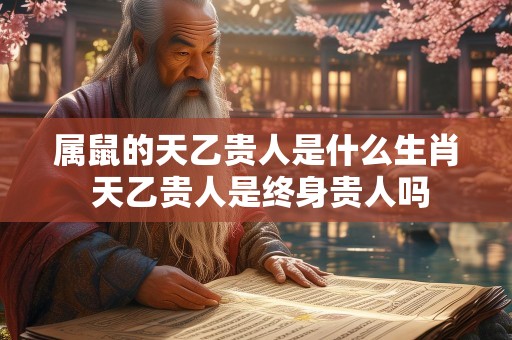 属鼠的天乙贵人是什么生肖 天乙贵人是终身贵人吗