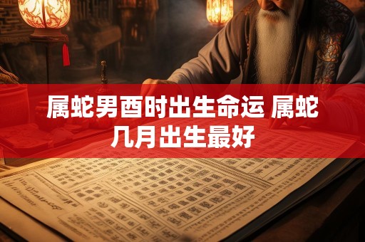 属蛇男酉时出生命运 属蛇几月出生最好