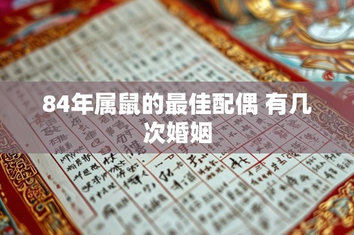 84年属鼠的最佳配偶 有几次婚姻