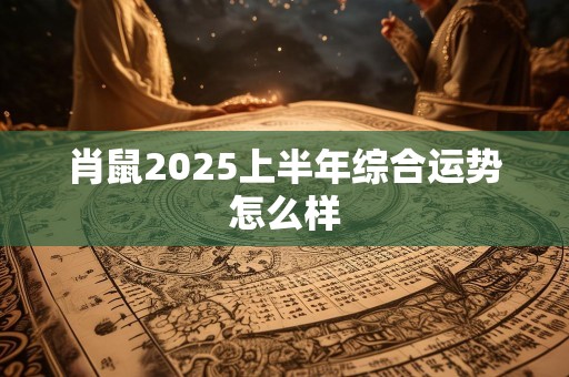 肖鼠2025上半年综合运势怎么样