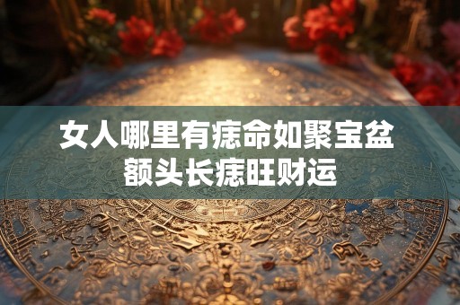 女人哪里有痣命如聚宝盆 额头长痣旺财运