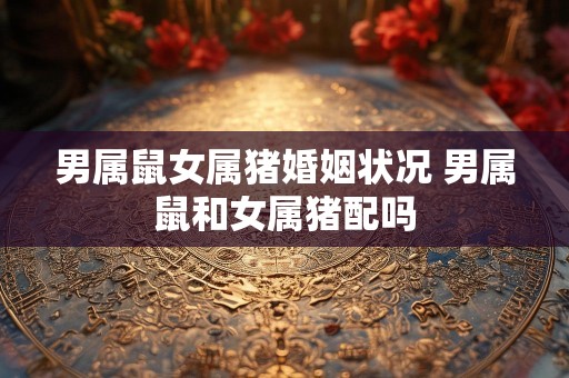 男属鼠女属猪婚姻状况 男属鼠和女属猪配吗