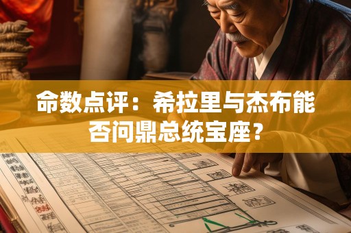 命数点评：希拉里与杰布能否问鼎总统宝座？