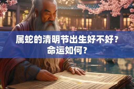 属蛇的清明节出生好不好？命运如何？